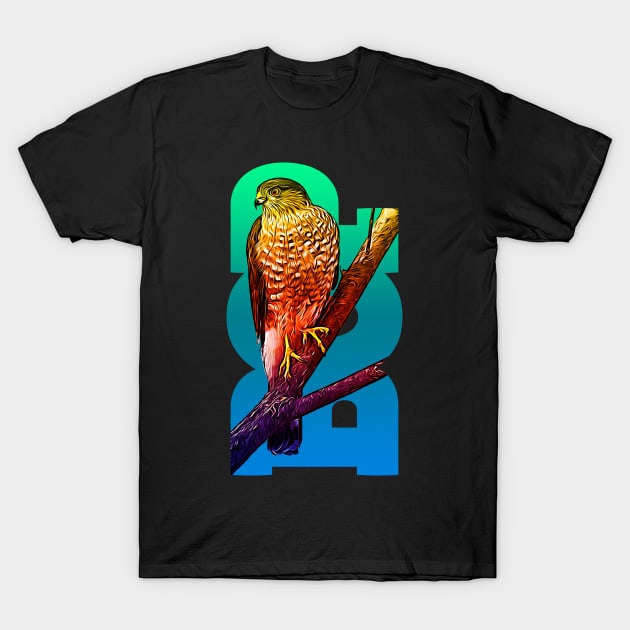 BOP-Bird of Prey T-Shirt by Ripples of Time